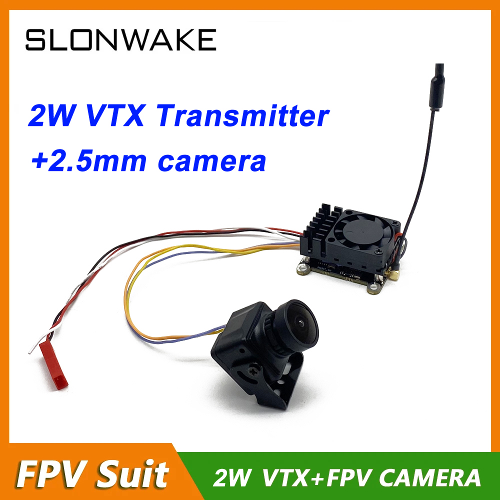 Fpv Camera - Transmissor vtx ajustável de longo alcance,