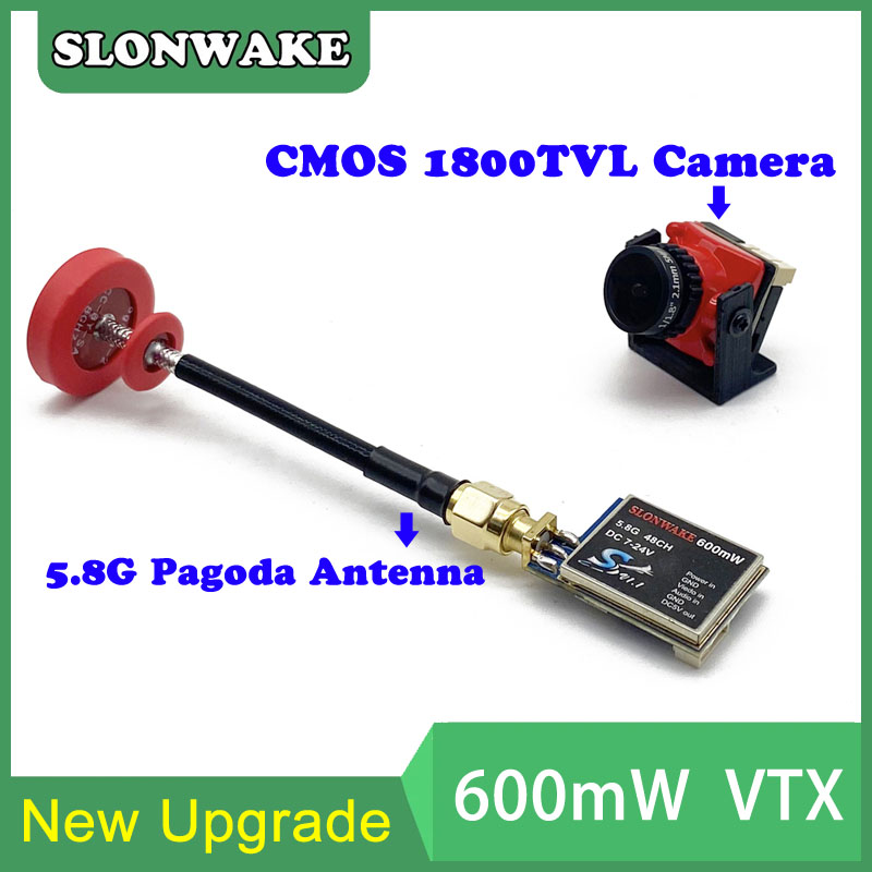 5.8g 48ch 600mw ajustável VTX- - Fpv Camera avaliação e preço