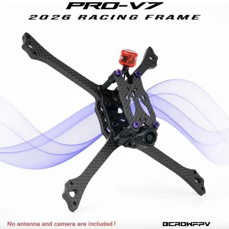 BCROWFPV PRO-V7 Estrutura de d - Hd Zero Camera avaliação e preço