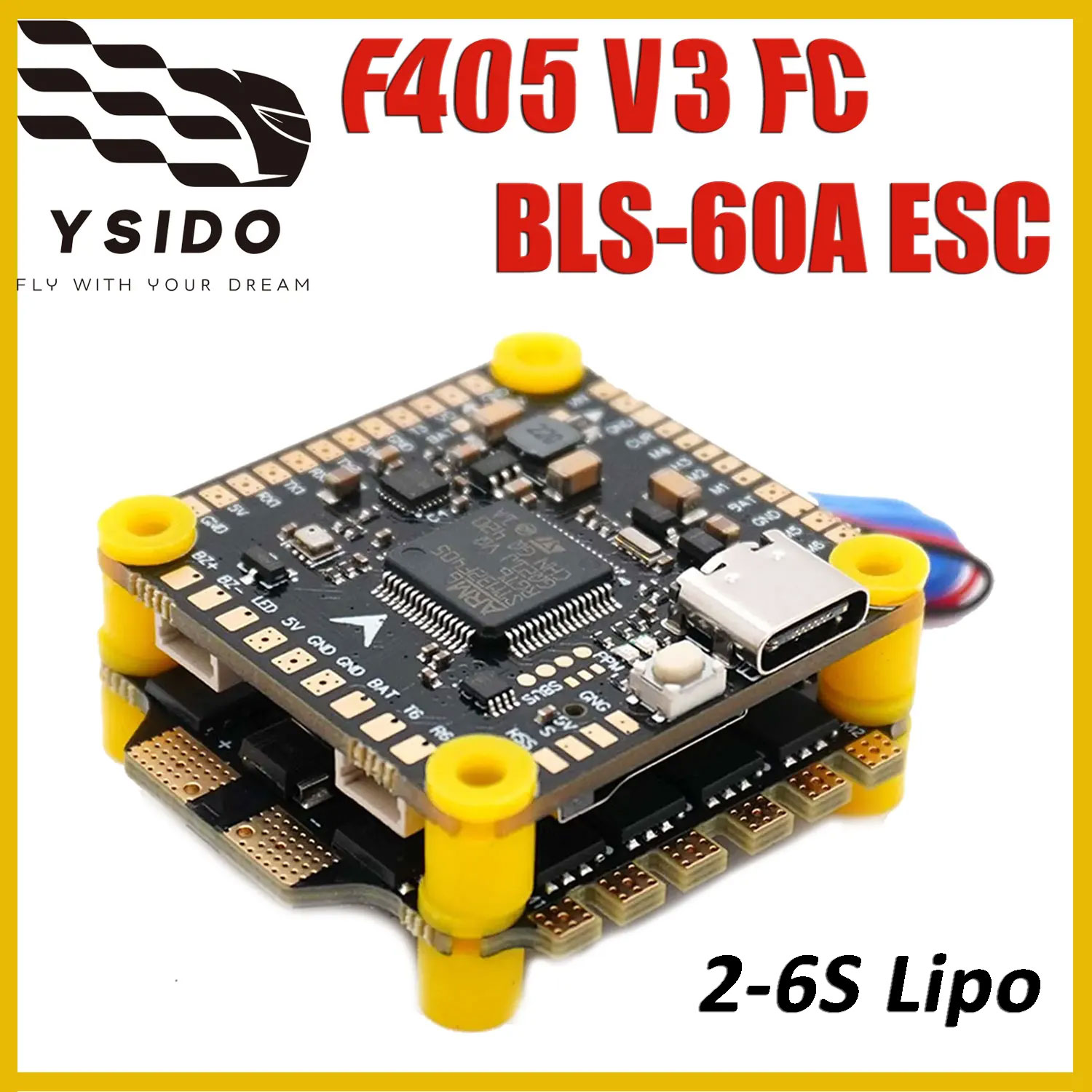 Controladora de Voo YSIDO F405 - F405 Flight Controller avaliação e preço